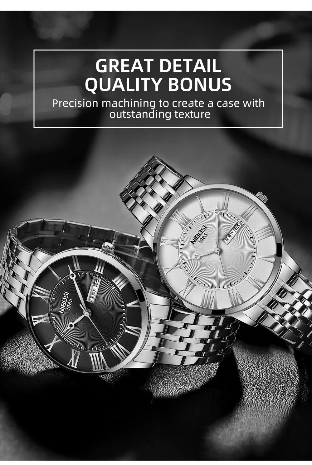 NIBOSI Designer Watches