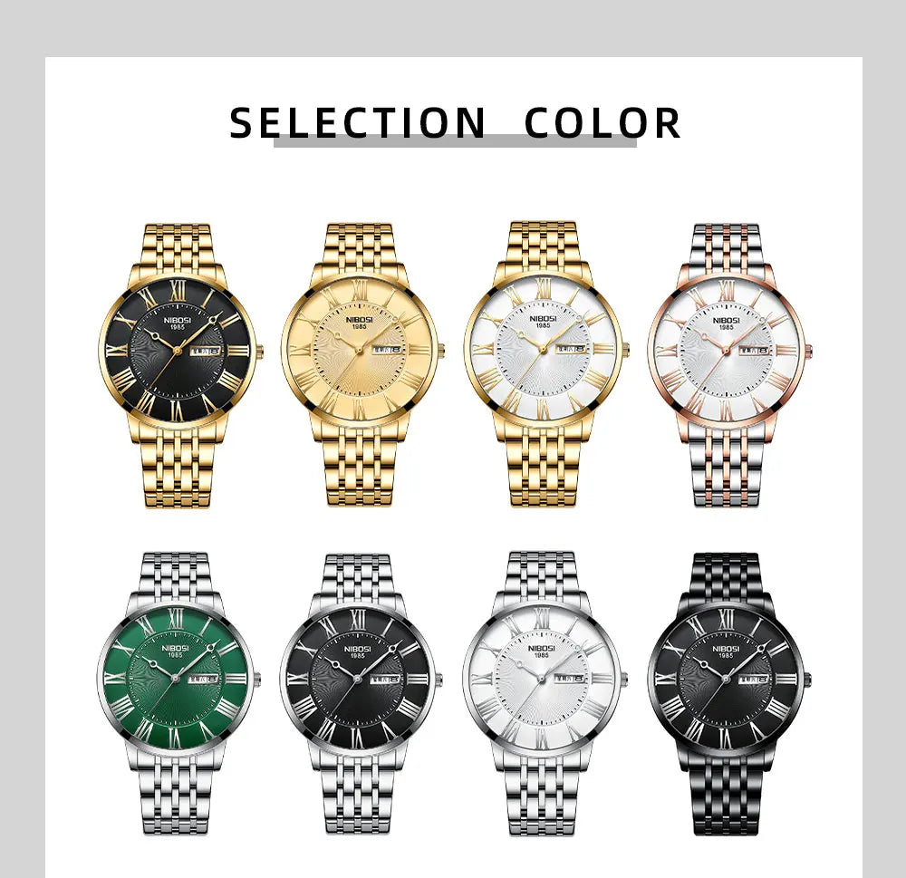 NIBOSI Designer Watches