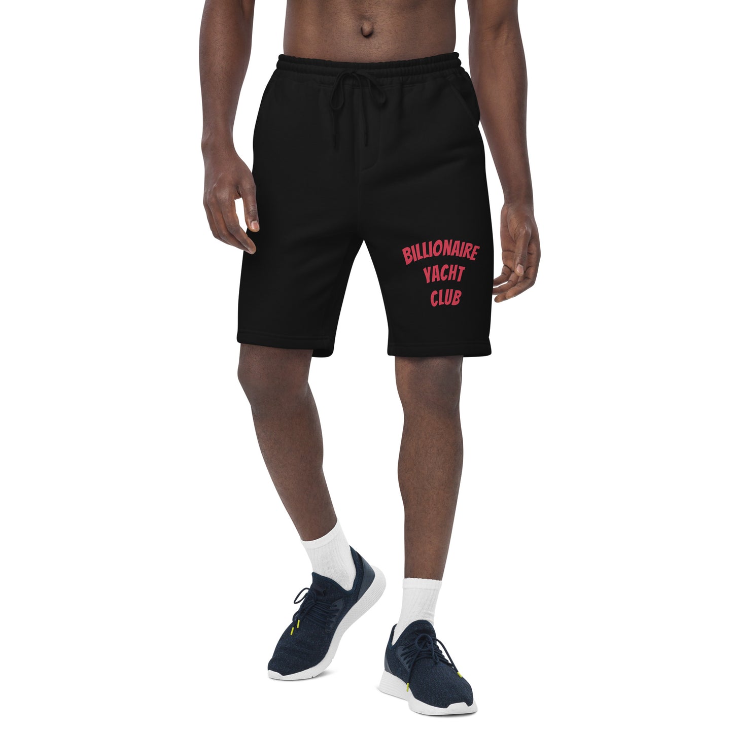 Billionaire Yacht Club Fleece Shorts red