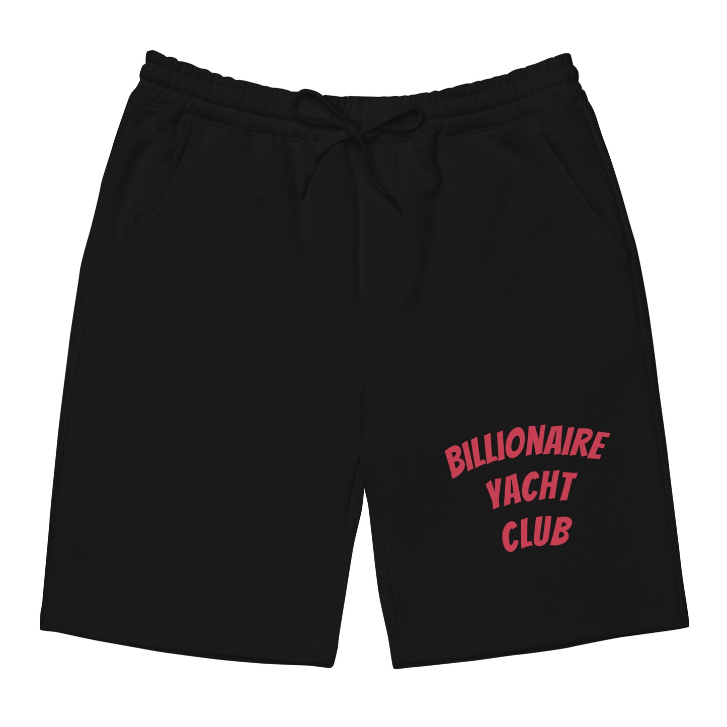 Billionaire Yacht Club Fleece Shorts red
