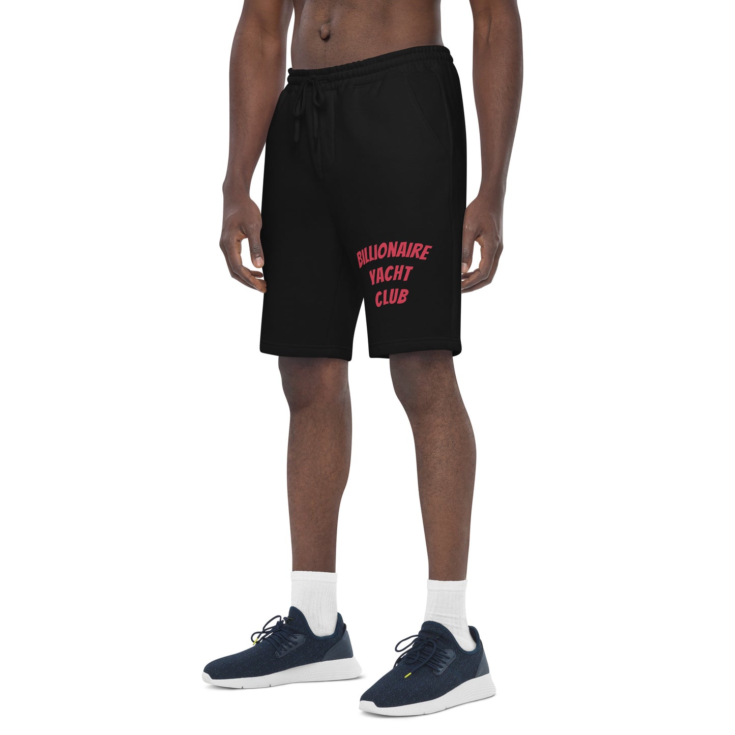 Billionaire Yacht Club Fleece Shorts red